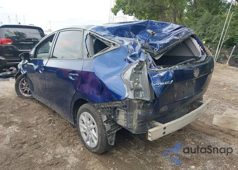 2012 Toyota Prius V Three from USA, damaged, VIN JTDZN3EU1C3176404